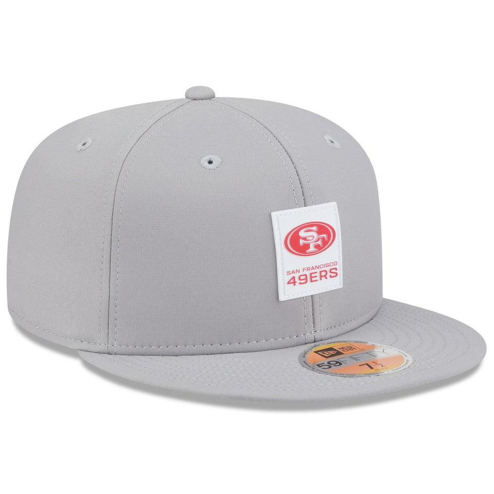 San Francisco 49ers New Era 2025 Sideline 59FIFTY Fitted Hat - Gray - NFL