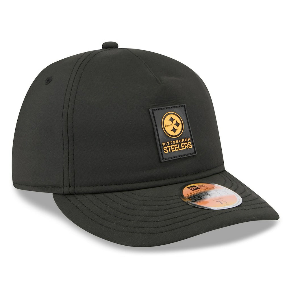 Pittsburgh Steelers New Era 2025 Sideline Retro Crown 59FIFTY Fitted Hat - Black - NFL