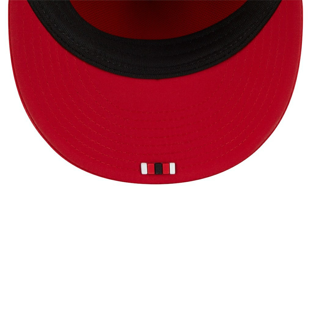 San Francisco 49ers New Era 2025 Sideline Retro Crown 59FIFTY Fitted Hat - Scarlet - NFL