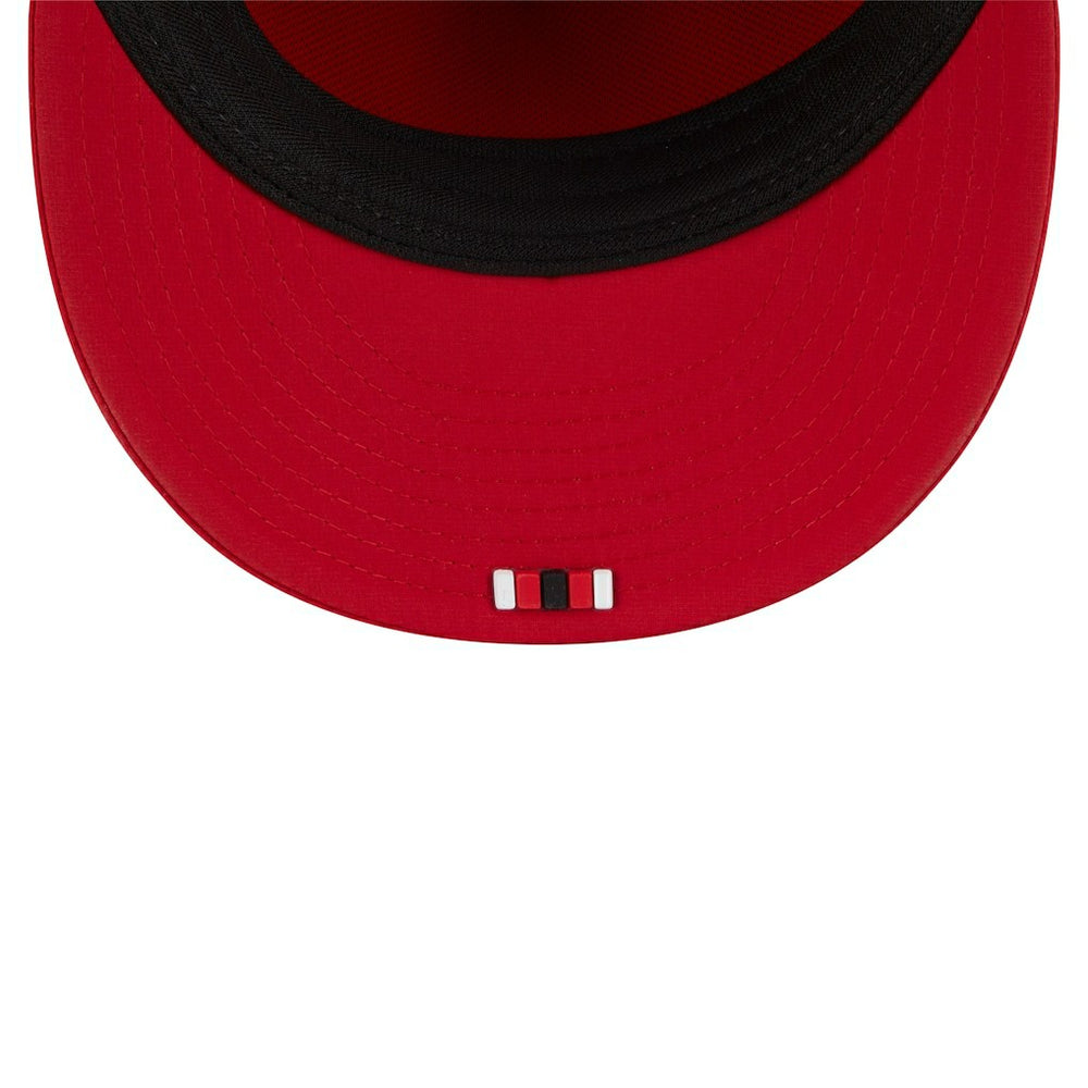 San Francisco 49ers New Era 2025 Sideline Retro Crown 59FIFTY Fitted Hat - Scarlet - NFL