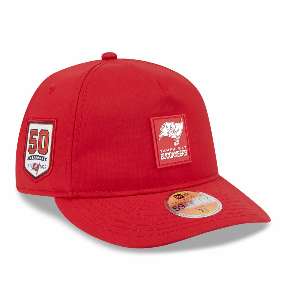 Tampa Bay Buccaneers New Era 2025 Sideline Retro Crown 59FIFTY Fitted Hat - Red - NFL