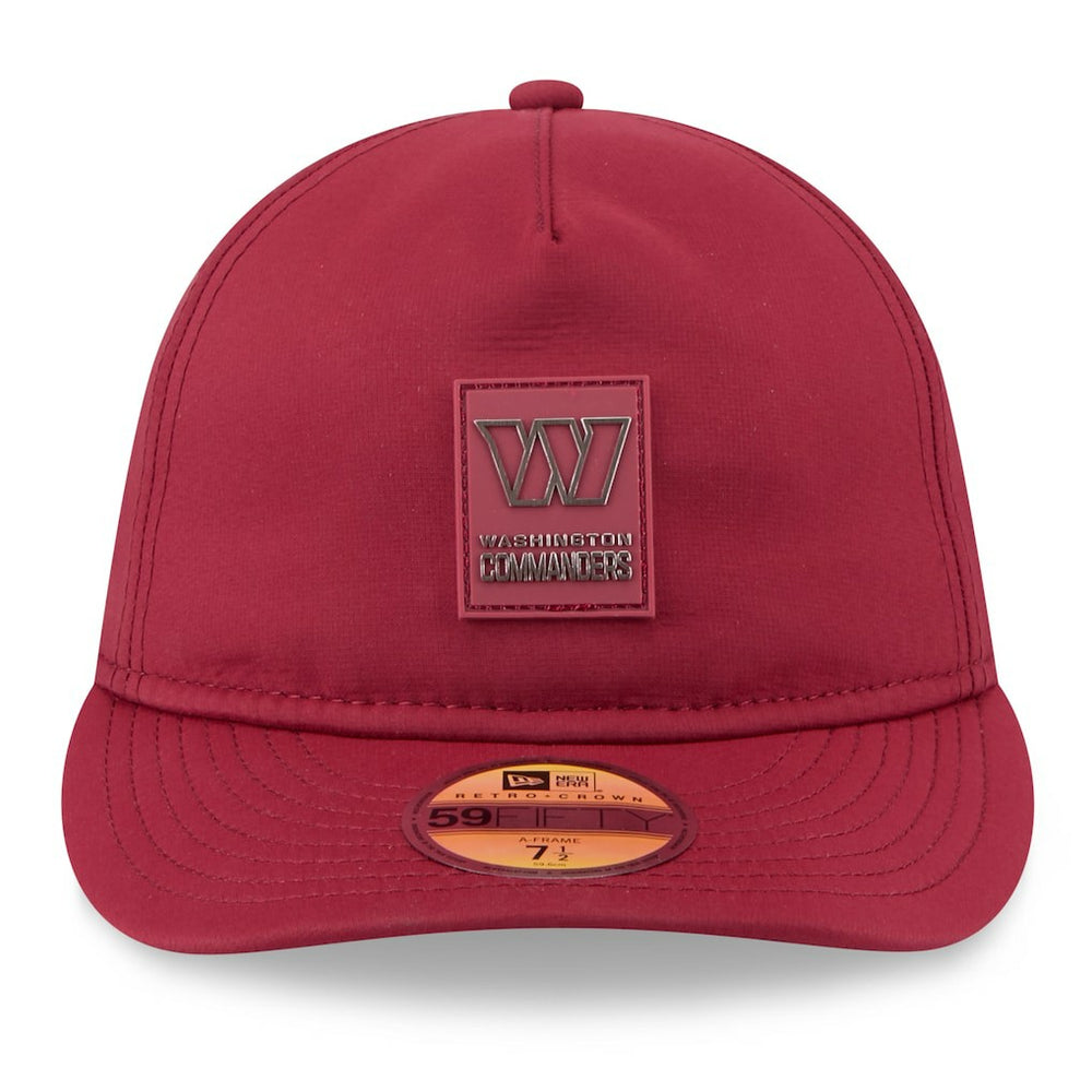 Washington Commanders New Era 2025 Sideline Retro Crown 59FIFTY Fitted Hat - Burgundy - NFL