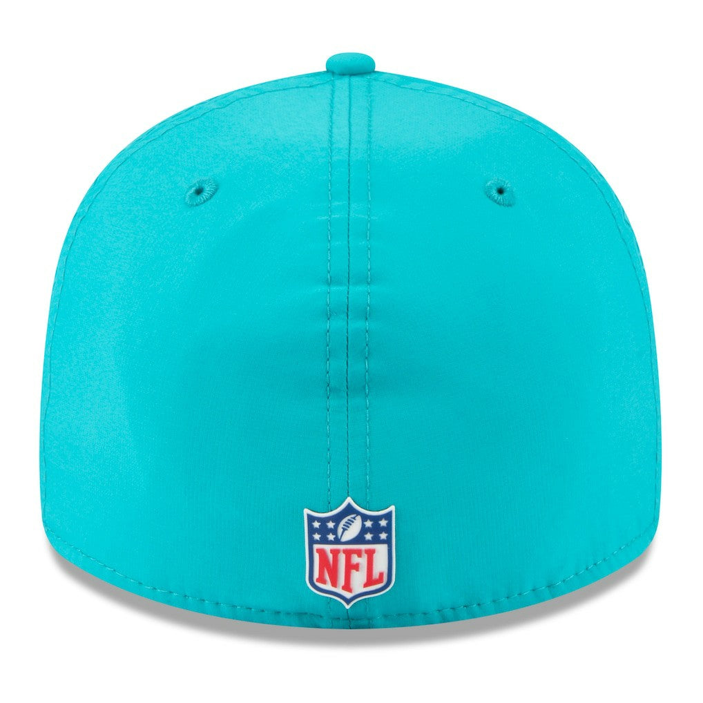 Miami Dolphins New Era 2025 Sideline Retro Crown 59FIFTY Fitted Hat - Aqua - NFL