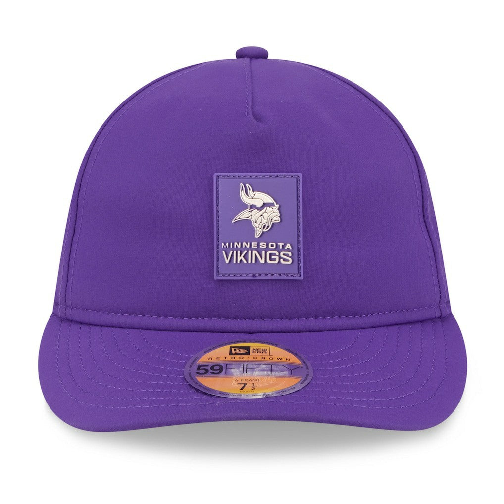 Minnesota Vikings New Era 2025 Sideline Retro Crown 59FIFTY Fitted Hat - Purple - NFL