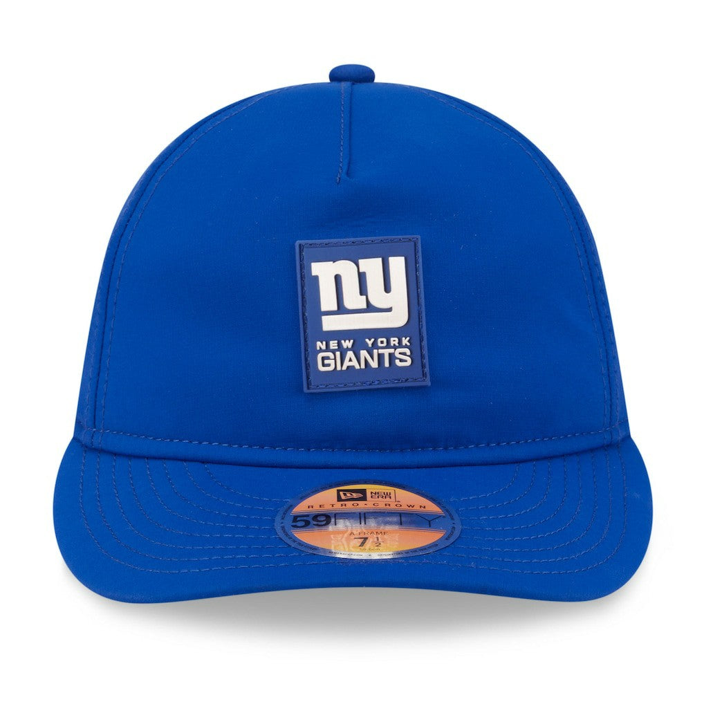New York Giants New Era 2025 Sideline Retro Crown 59FIFTY Fitted Hat - Royal - NFL