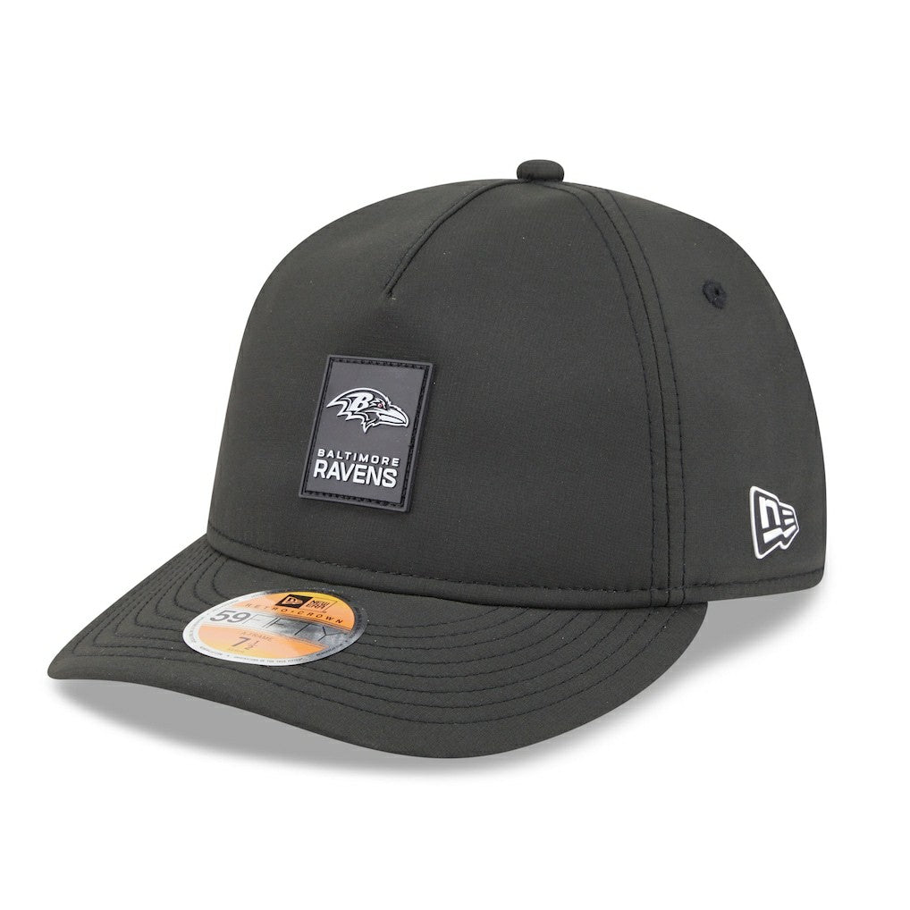 Baltimore Ravens New Era 2025 Sideline Retro Crown 59FIFTY Fitted Hat - Black - NFL