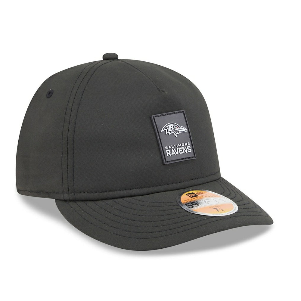 Baltimore Ravens New Era 2025 Sideline Retro Crown 59FIFTY Fitted Hat - Black - NFL