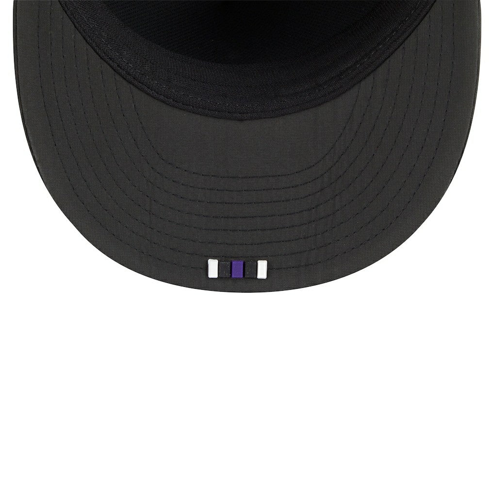 Baltimore Ravens New Era 2025 Sideline Retro Crown 59FIFTY Fitted Hat - Black - NFL