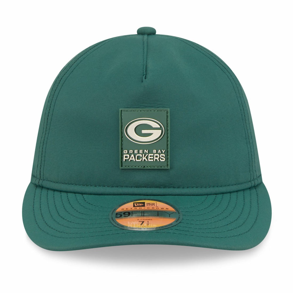 Green Bay Packers New Era 2025 Sideline Retro Crown 59FIFTY Fitted Hat - Green - NFL