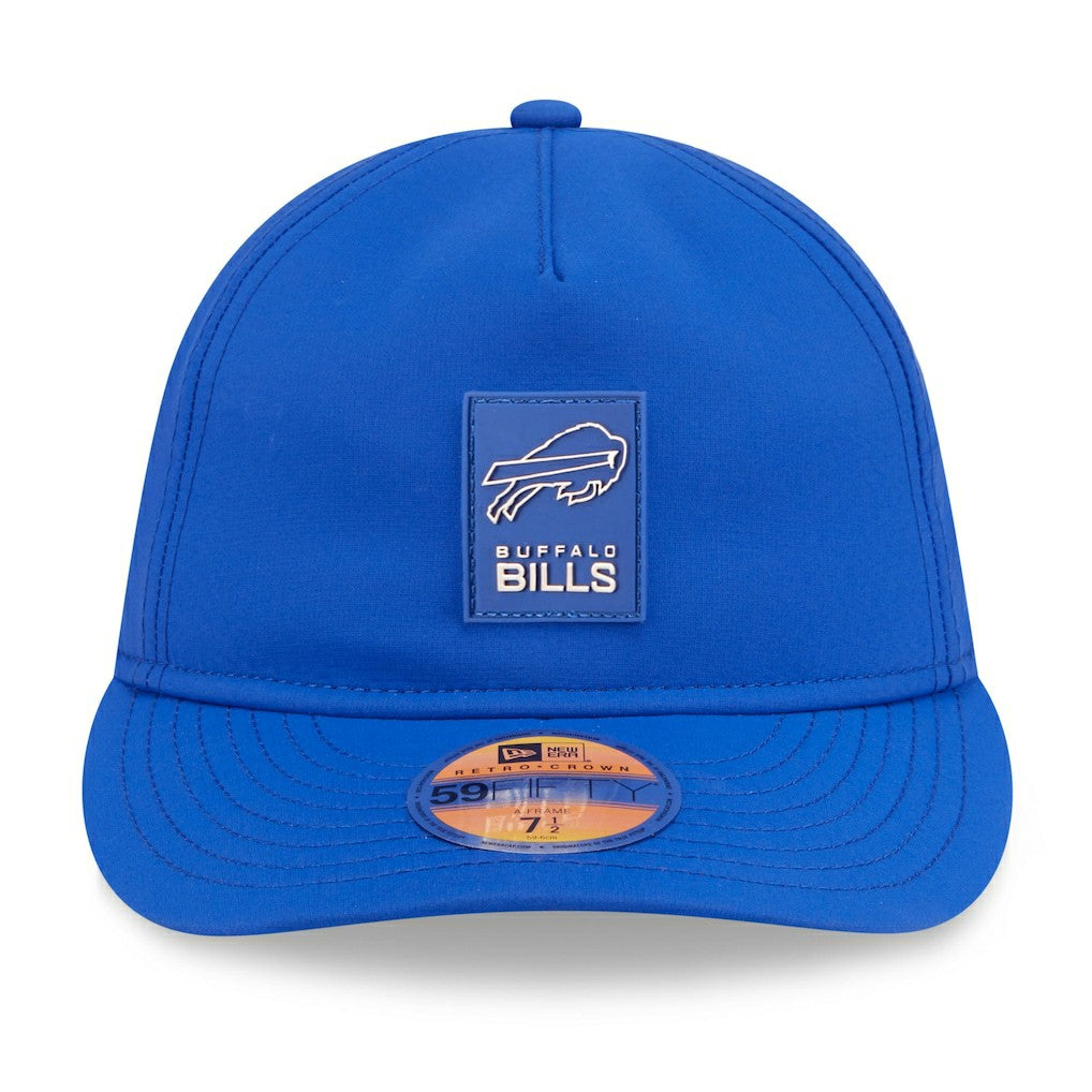 Buffalo Bills New Era 2025 Sideline Retro Crown 59FIFTY Fitted Hat - Royal - NFL