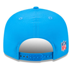 Detroit Lions New Era 2025 Sideline Split Panel 9FIFTY Snapback Hat - Blue - NFL