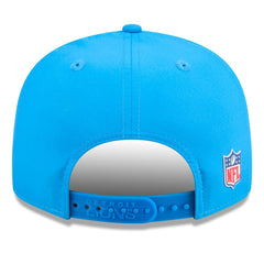 Detroit Lions New Era 2025 Sideline Throwback Split Panel 9FIFTY Snapback Hat - Blue - NFL