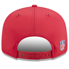 Kansas City Chiefs New Era 2025 Sideline Split Panel 9FIFTY Snapback Hat - Red - NFL
