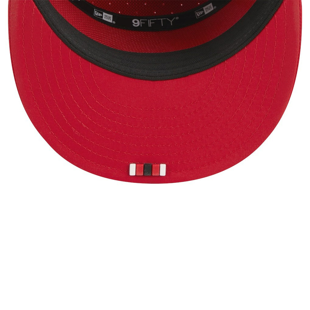 Arizona Cardinals New Era 2025 Sideline Split Panel 9FIFTY Snapback Hat - Cardinal - NFL
