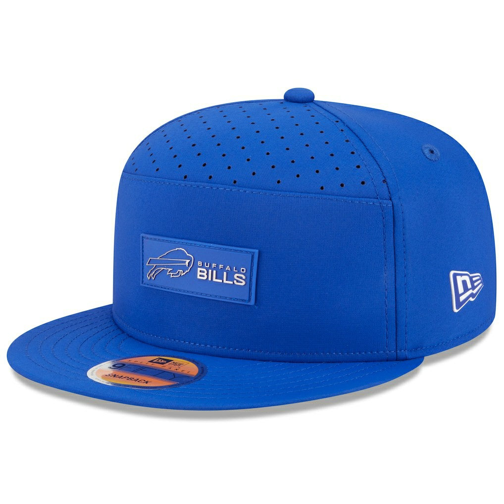 Buffalo Bills New Era 2025 Sideline Split Panel 9FIFTY Snapback Hat - Royal - NFL