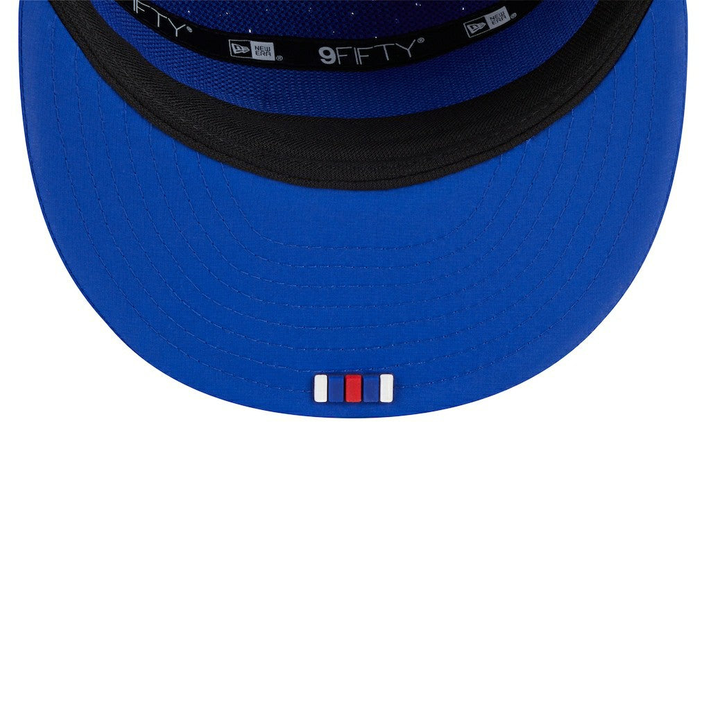 Buffalo Bills New Era 2025 Sideline Split Panel 9FIFTY Snapback Hat - Royal - NFL