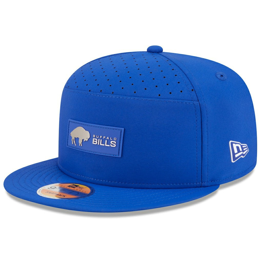 Buffalo Bills New Era 2025 Sideline Throwback Split Panel 9FIFTY Snapback Hat - Royal - NFL