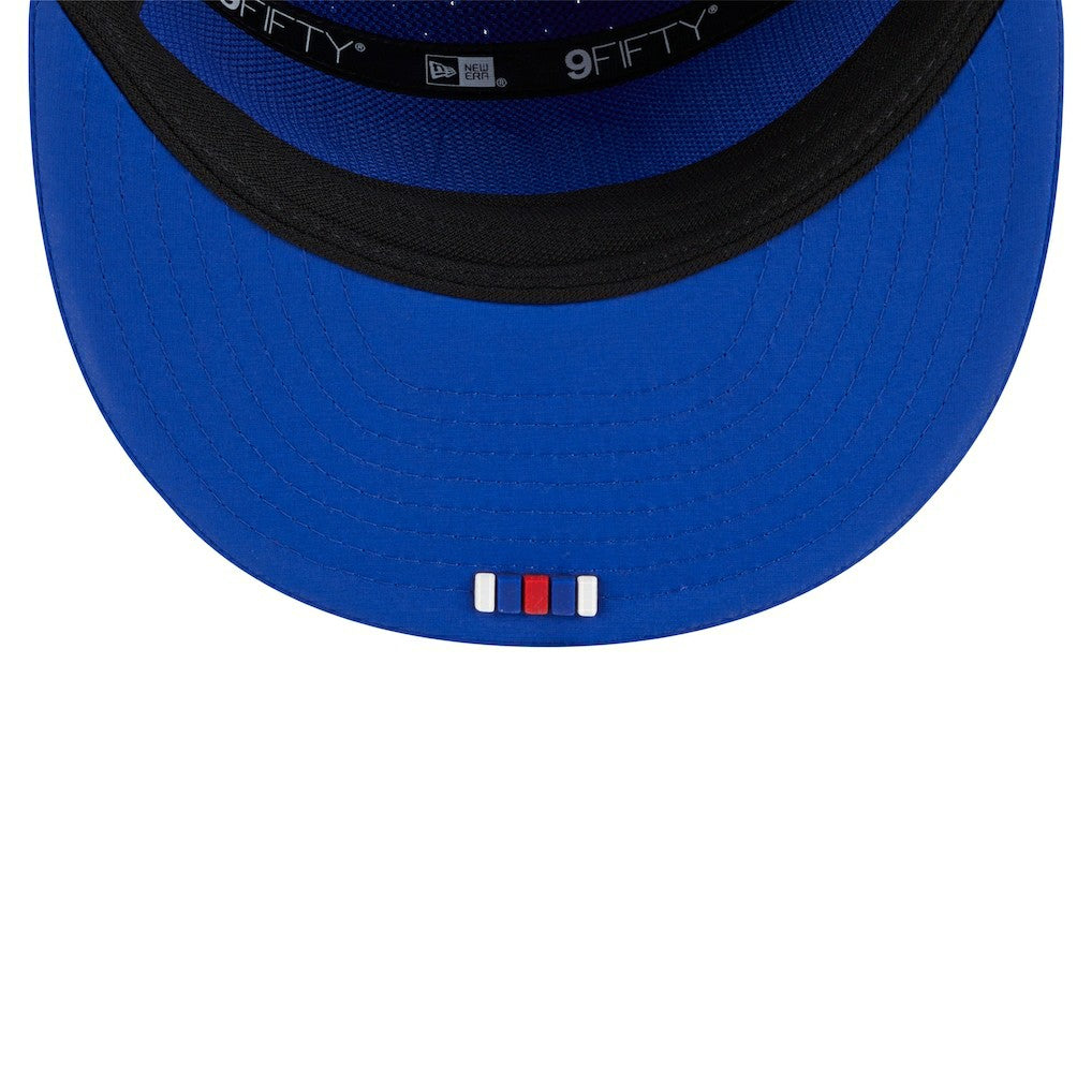 Buffalo Bills New Era 2025 Sideline Throwback Split Panel 9FIFTY Snapback Hat - Royal - NFL