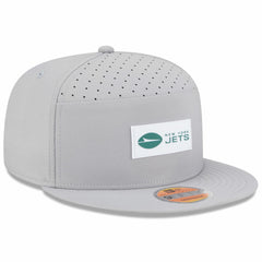 New York Jets New Era 2025 Sideline Split Panel 9FIFTY Snapback Hat - Gray - NFL