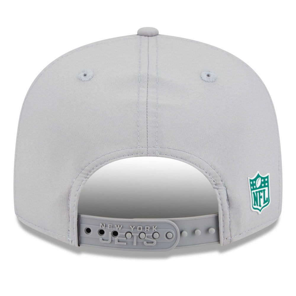New York Jets New Era 2025 Sideline Split Panel 9FIFTY Snapback Hat - Gray - NFL
