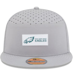 Philadelphia Eagles New Era 2025 Sideline Split Panel 9FIFTY Snapback Hat - Gray - NFL