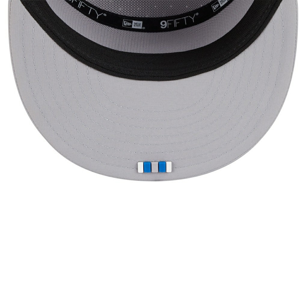 Detroit Lions New Era 2025 Sideline Split Panel 9FIFTY Snapback Hat - Gray - NFL