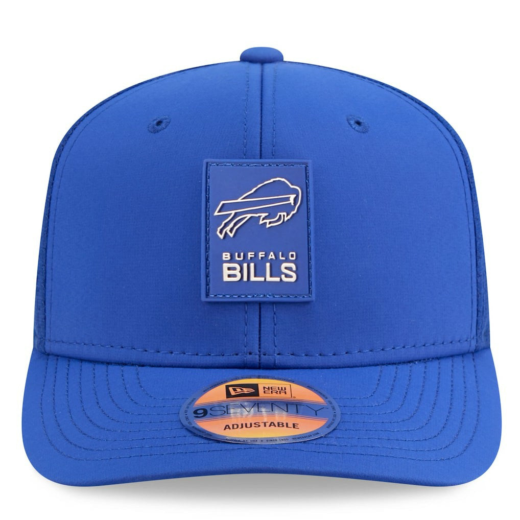 Buffalo Bills New Era 2025 Sideline 9SEVENTY Trucker Adjustable Hat - Royal - NFL