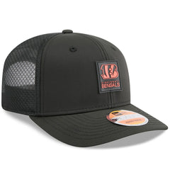 Cincinnati Bengals New Era 2025 Sideline 9SEVENTY Trucker Adjustable Hat - Black - NFL