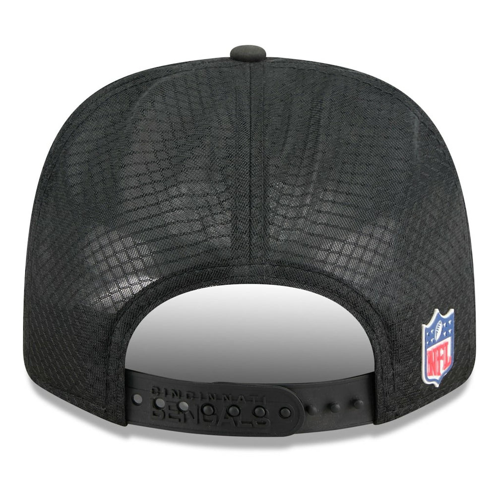 Cincinnati Bengals New Era 2025 Sideline 9SEVENTY Trucker Adjustable Hat - Black - NFL