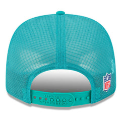 Miami Dolphins New Era 2025 Sideline Throwback 9SEVENTY Trucker Adjustable Hat - Aqua - NFL