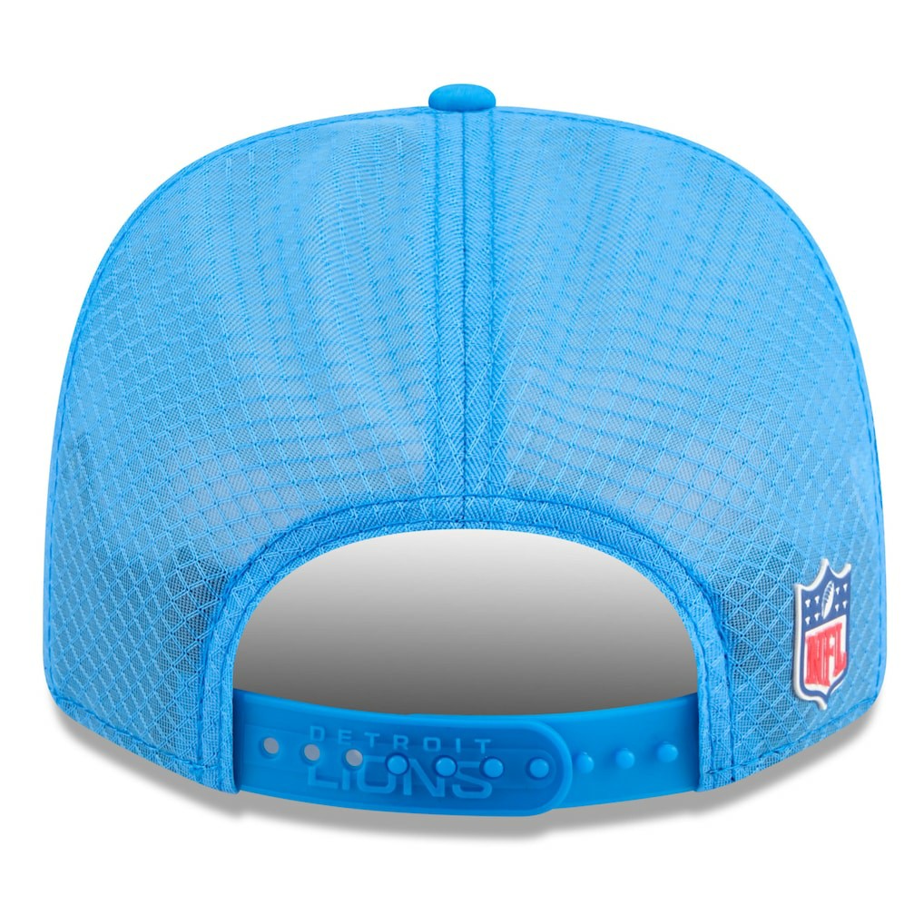 Detroit Lions New Era 2025 Sideline Throwback 9SEVENTY Trucker Adjustable Hat - Blue - NFL