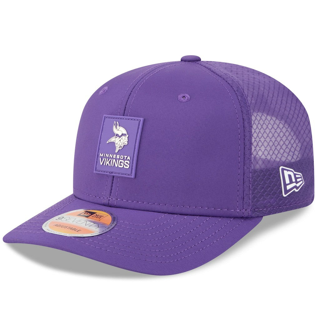 Minnesota Vikings New Era 2025 Sideline 9SEVENTY Trucker Adjustable Hat - Purple - NFL
