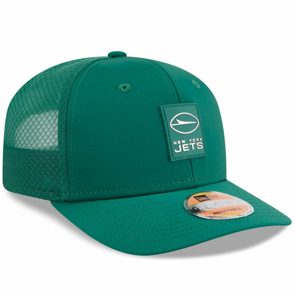 New York Jets New Era 2025 Sideline 9SEVENTY Trucker Adjustable Hat - Green - NFL