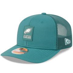 Philadelphia Eagles New Era 2025 Sideline 9SEVENTY Trucker Adjustable Hat - Green - NFL
