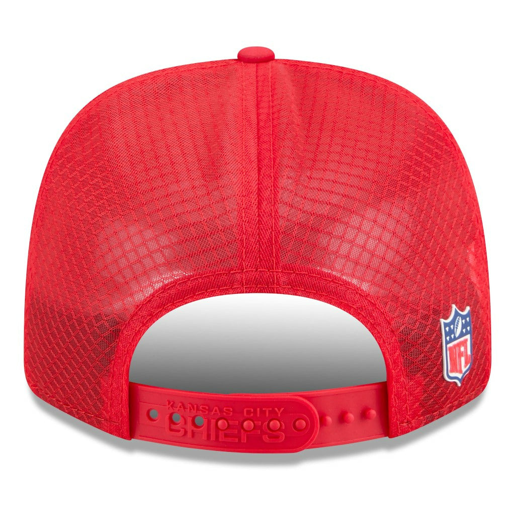 Kansas City Chiefs New Era 2025 Sideline 9SEVENTY Trucker Adjustable Hat - Red - NFL