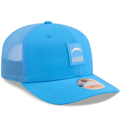Los Angeles Chargers New Era 2025 Sideline 9SEVENTY Trucker Adjustable Hat - Powder Blue - NFL