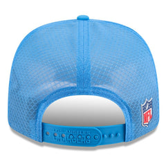 Los Angeles Chargers New Era 2025 Sideline 9SEVENTY Trucker Adjustable Hat - Powder Blue - NFL