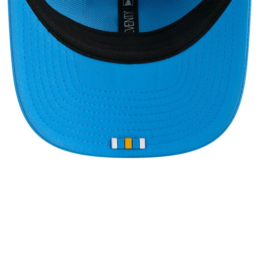 Los Angeles Chargers New Era 2025 Sideline 9SEVENTY Trucker Adjustable Hat - Powder Blue - NFL