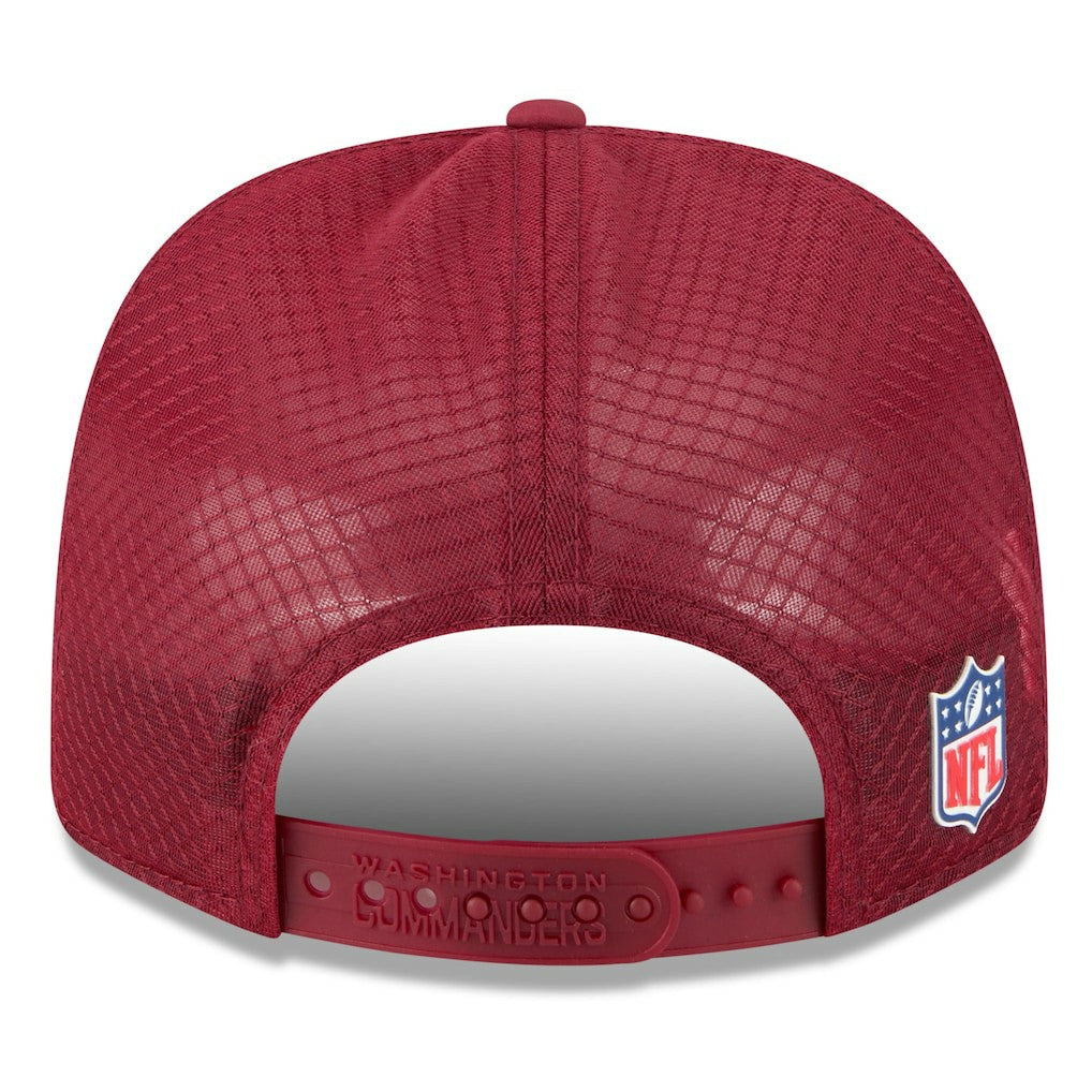 Washington Commanders New Era 2025 Sideline 9SEVENTY Trucker Adjustable Hat - Burgundy - NFL