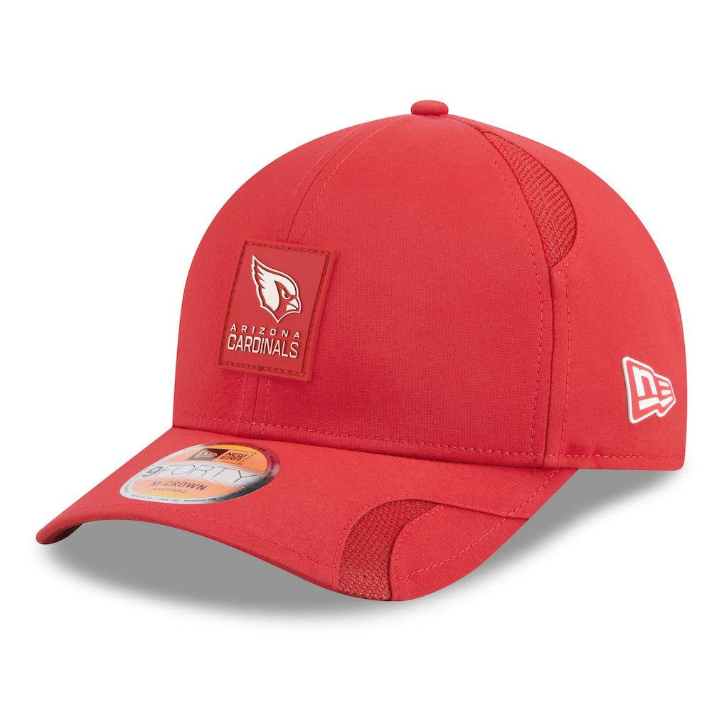 Arizona Cardinals New Era 2025 Sideline M-Crown 9FORTY Adjustable Hat - Cardinal - NFL
