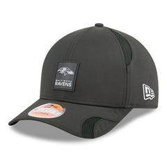 Baltimore Ravens New Era 2025 Sideline M-Crown 9FORTY Adjustable Hat - Black - NFL