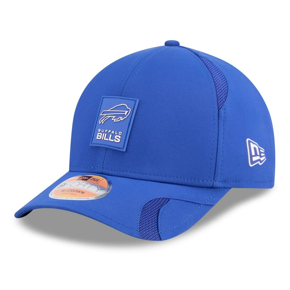 Buffalo Bills New Era 2025 Sideline M-Crown 9FORTY Adjustable Hat - Royal - NFL