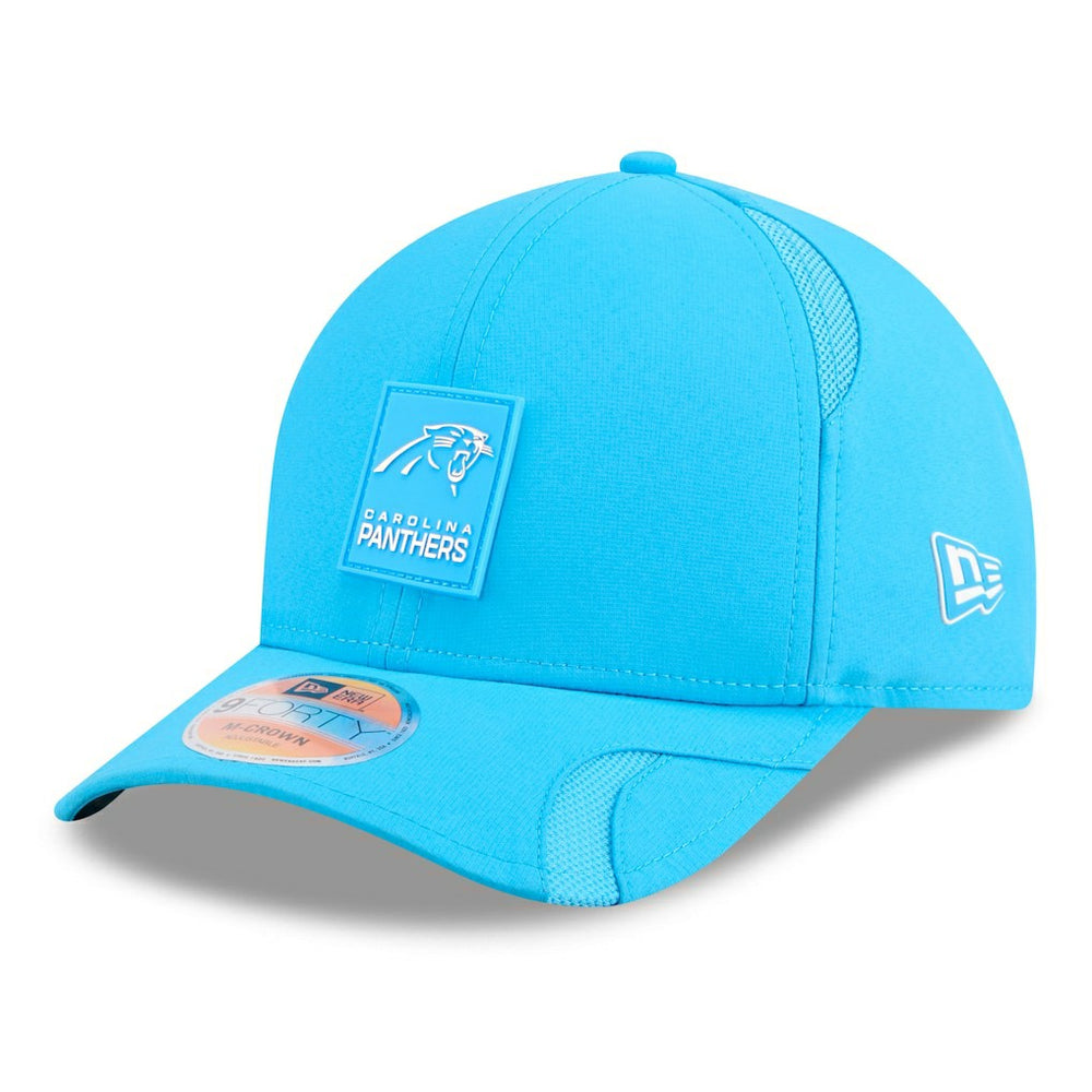 Carolina Panthers New Era 2025 Sideline M-Crown 9FORTY Adjustable Hat - Blue - NFL