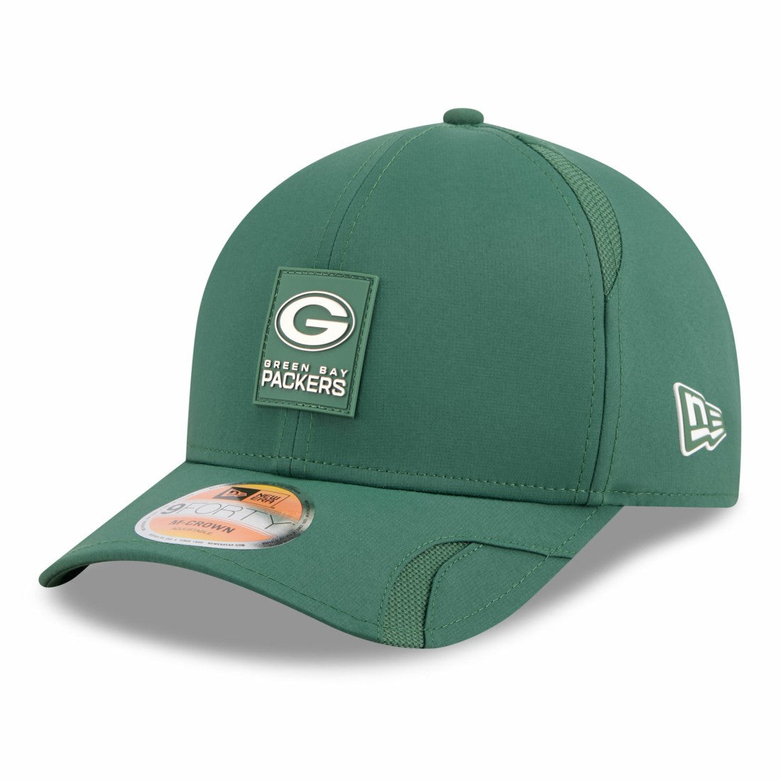 Green Bay Packers New Era 2025 Sideline M-Crown 9FORTY Adjustable Hat - Green - NFL