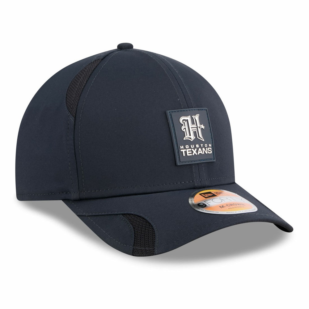 Houston Texans New Era 2025 Sideline H-Town M-Crown 9FORTY Adjustable Hat - Navy - NFL