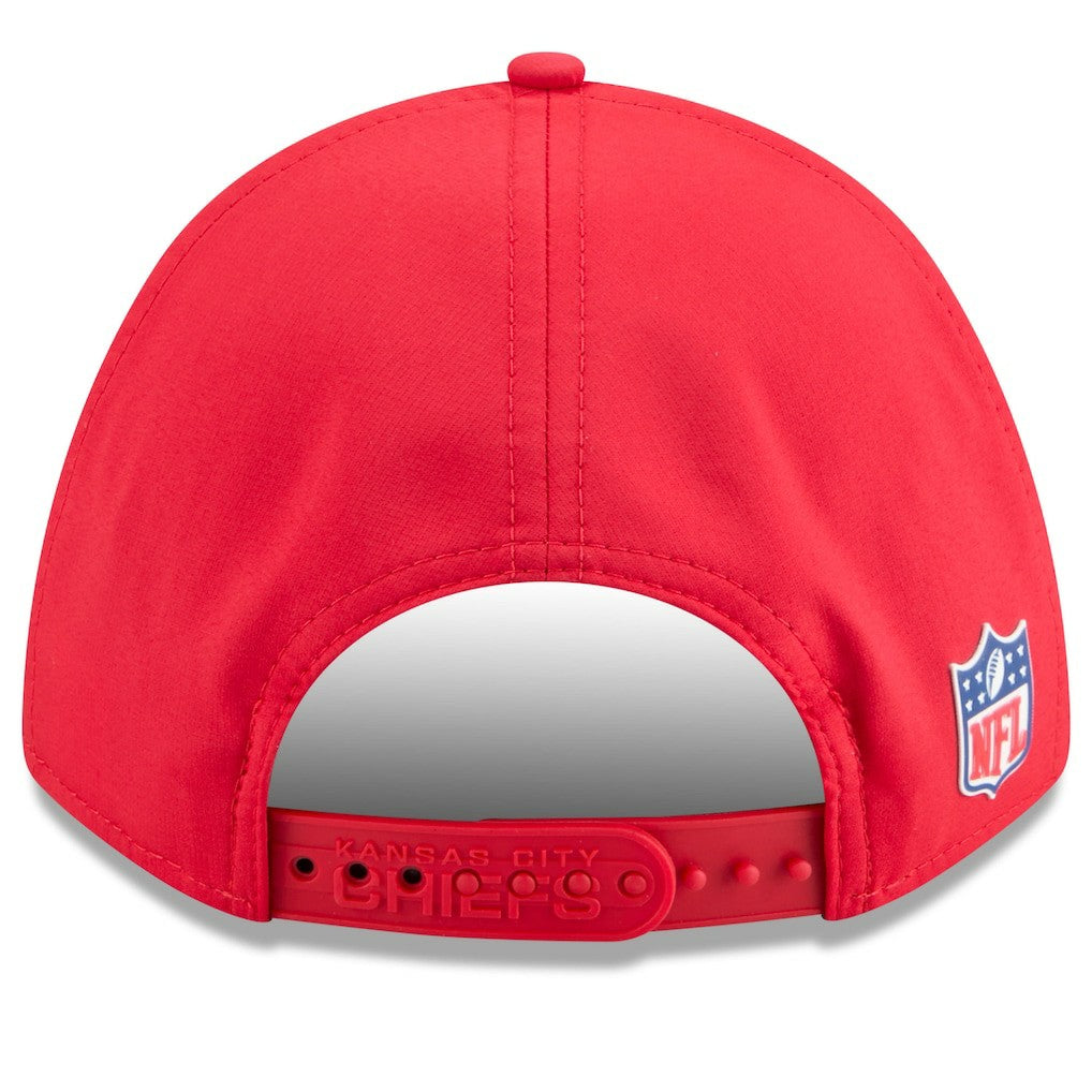 Kansas City Chiefs New Era 2025 Sideline M-Crown 9FORTY Adjustable Hat - Red - NFL
