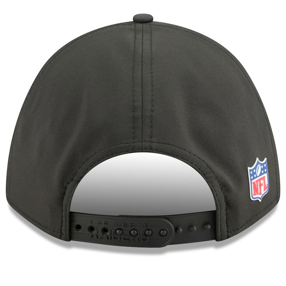 Las Vegas Raiders New Era 2025 Sideline M-Crown 9FORTY Adjustable Hat - Black - NFL
