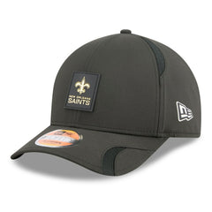 New Orleans Saints New Era 2025 Sideline M-Crown 9FORTY Adjustable Hat - Black - NFL