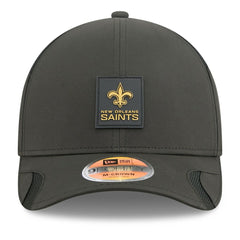 New Orleans Saints New Era 2025 Sideline M-Crown 9FORTY Adjustable Hat - Black - NFL