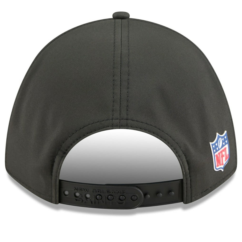 New Orleans Saints New Era 2025 Sideline M-Crown 9FORTY Adjustable Hat - Black - NFL